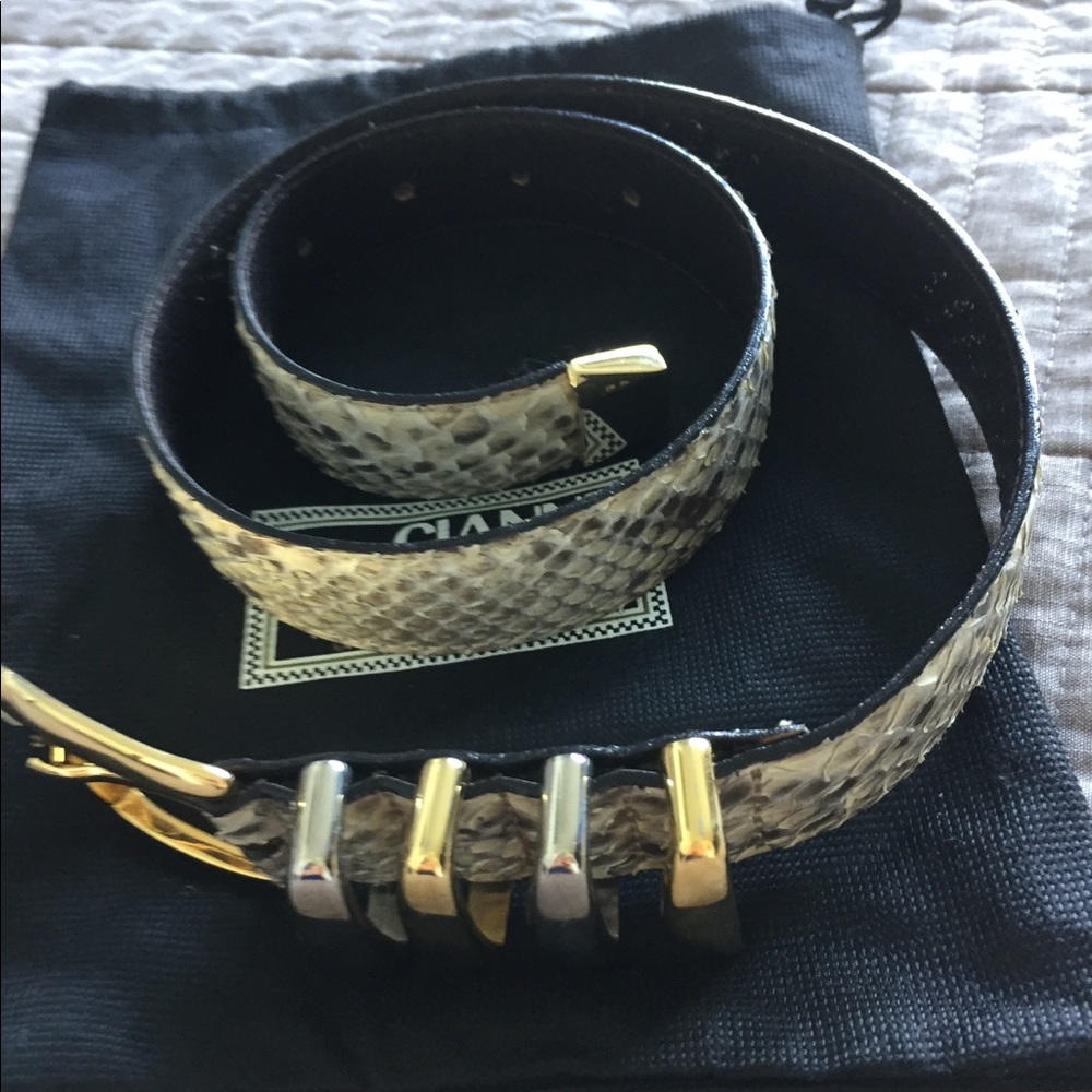 Versace Authentic Python Vintage Belt - image 4